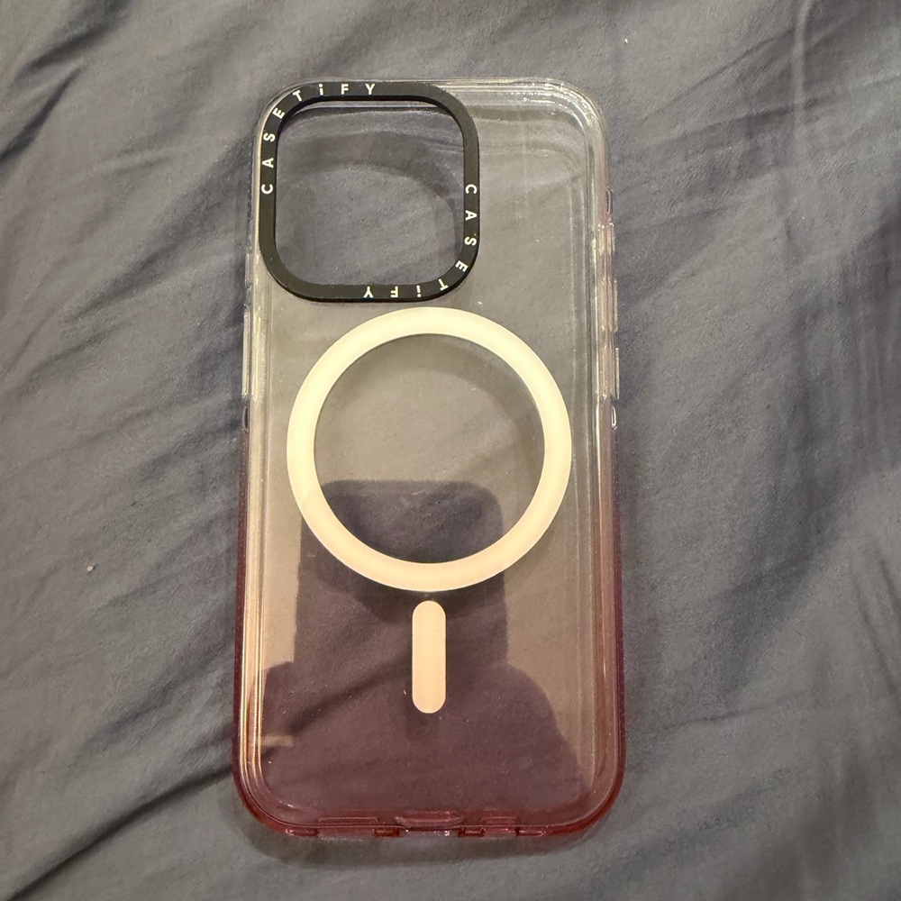 Casetify Clear ombré iPhone 15 pro Case